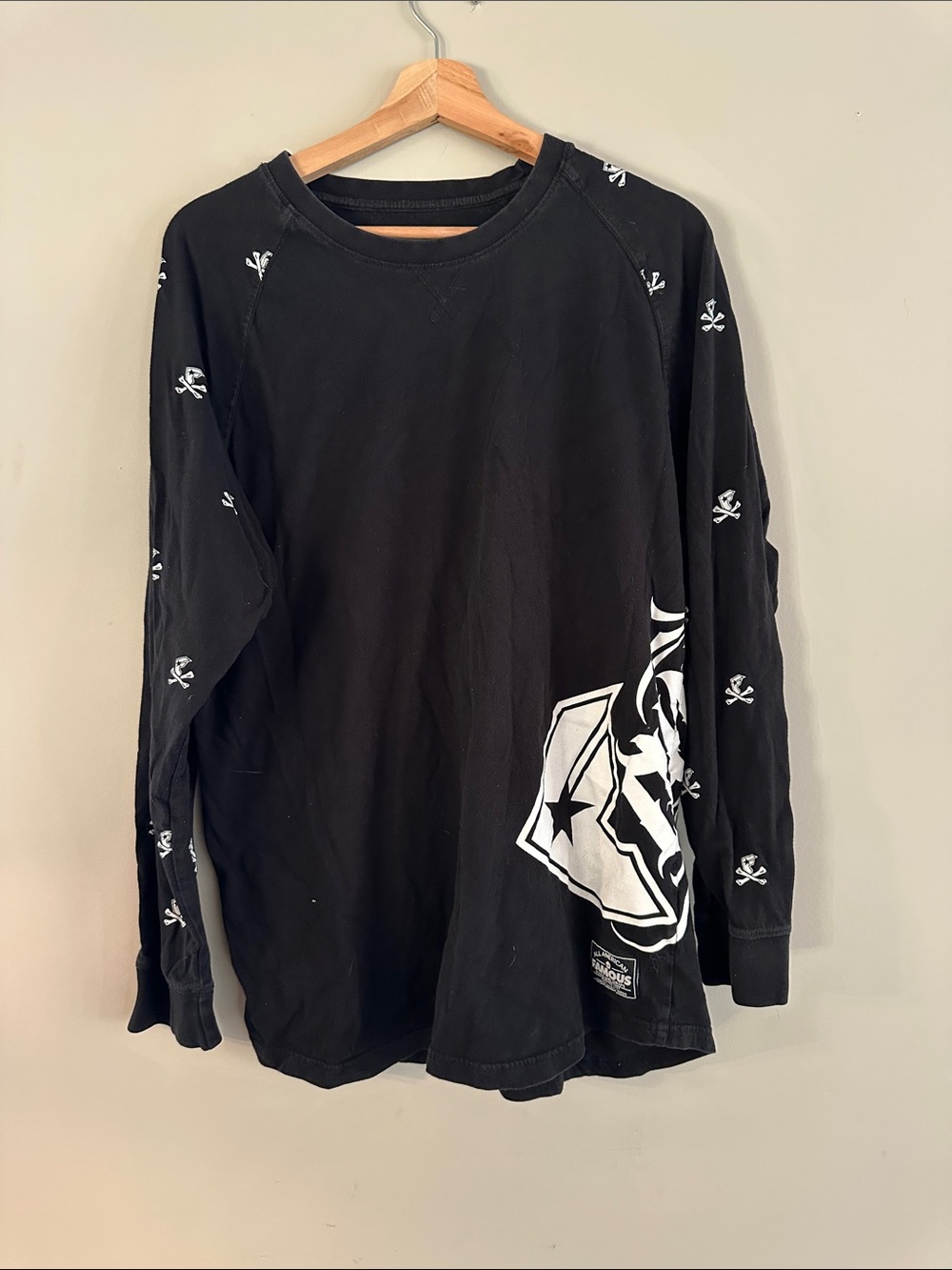 Famous Stars & Straps Black Long-Sleeve Graphic Tee